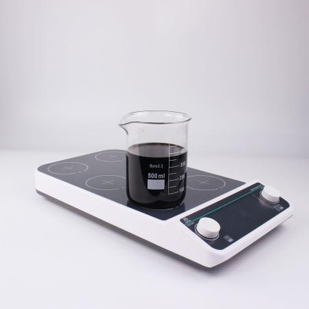 6-ти местная магнитная мешалка без нагрева c ЖК-дисплеем 5Drops-MMS-6PRO на 500 мл