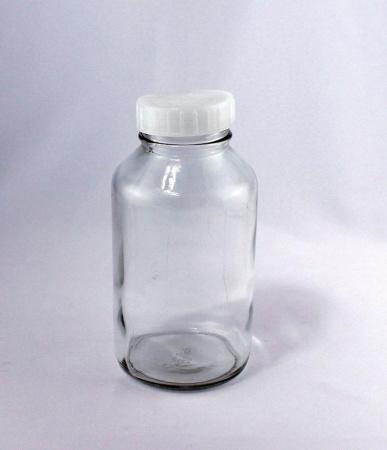 Банка БНВ-1000 стеклянная светлая 1000 мл с навинчивающейся крышкой и прокладкой - Под заказ