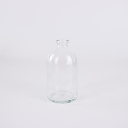 Флакон инъекционный 100 мл, светлое стекло, гладк., горло G20, 88 шт/упак (Австрия) - В наличии