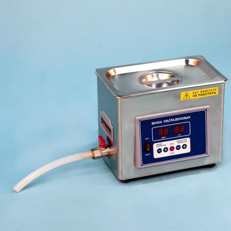 Ультразвуковая ванна (мойка) 2,7 л, без подогрева, с рег. удост-ем., - В наличии