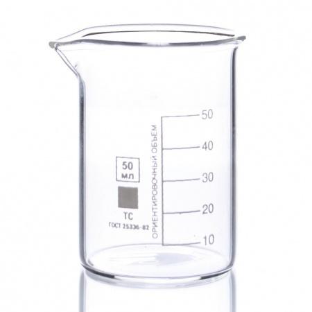 Стакан лабораторный низкий Н-1-2000, 2000 мл, с носиком (ГОСТ 25336-82) - В наличии