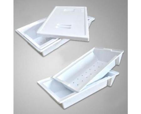 Полимерный контейнер КДС-20, 20л, с перфорированным поддоном и крышкой - Под заказ