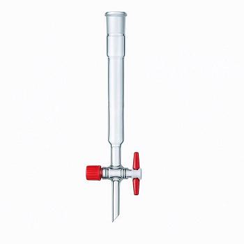 Хроматографическая колонка, 550х24 мм, с PTFE краном, с фильтром ПОР 100, шлиф 29/32, (ГОСТ 21400-75) Хроматографическая колонка, 550х24 мм, с PTFE краном, с фильтром ПОР 100, шлиф 29/32, (ГОСТ 21400-75)