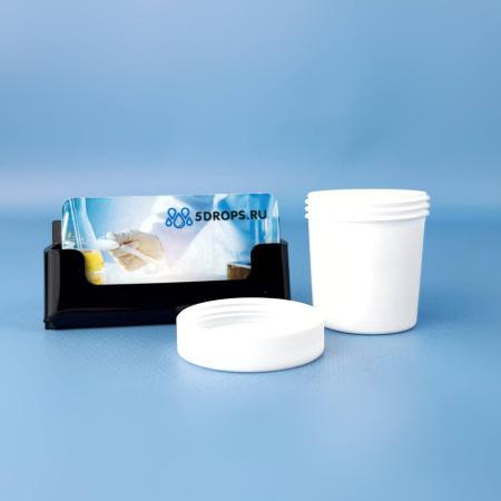 Стакан лабораторный, 50 мл, фторопласт, с винтовой крышкой