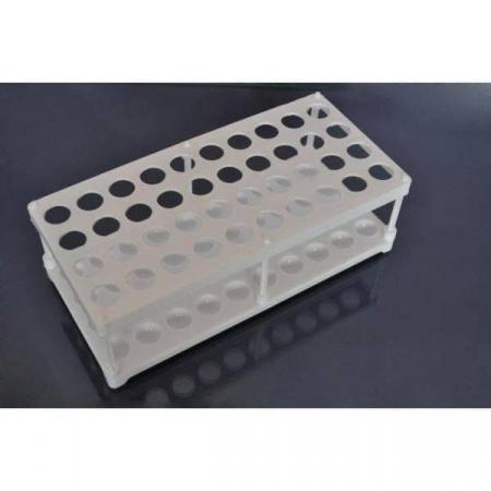 Штатив ШЛПП-40 для пробирок 18 мм, 40 гнезд, полипропилен/ПЭНД, разборный
