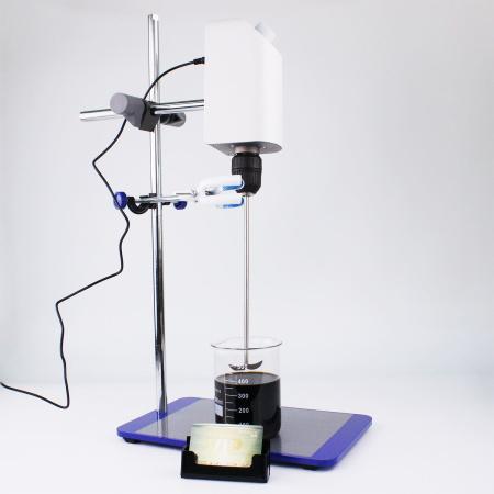 Верхнеприводная мешалка 5drops-OS-10, до 10 литров, максимальная вязкость 10000 Мпа