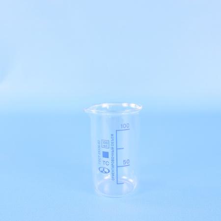 Стакан лабораторный высокий В-1-100, 100 мл, градуированный