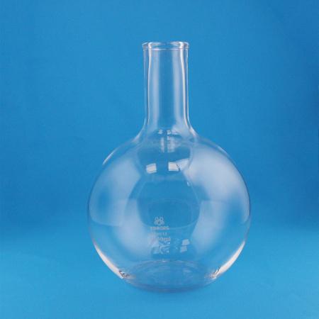 Колба плоскодонная 5drops П-2-5000, 5000 мл, стекло Boro 3.3, без шлифа - В наличии