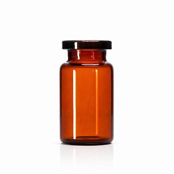 Флакон инъекционный 6 мл, темное стекло 1го класса, гладк., горло G20, 4170 шт/кор.