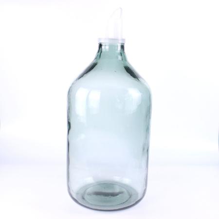 Банка стеклянная, 20 литров винная "Белая лоза" с гладким горлом