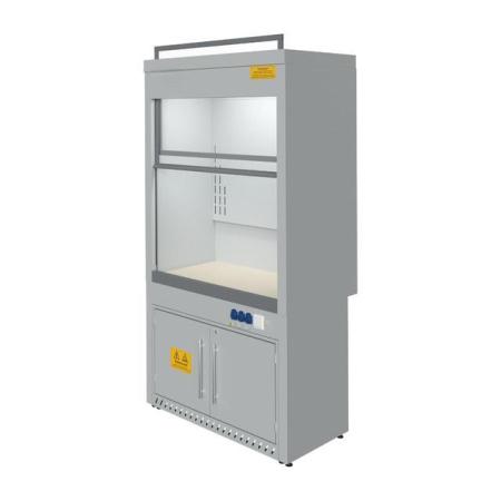 Вытяжной шкаф 1265x700x2400 мм, металл., каркас/ керам., столешница, для работы с ЛВЖ - Под заказ