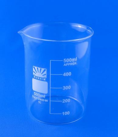 Стакан лабораторный низкий Н-1-500, 500 мл, градуированный - В наличии