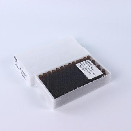 Виала винтовая 2 мл, без делений, с резьбой горла 9-425, темное Boro стекло, 32*11,6 мм, 100 шт/упак, без крышки