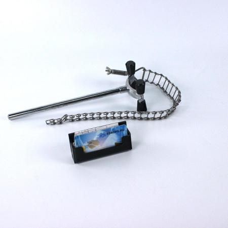 Лапка - зажим цепной хромированный 80- 150 мм