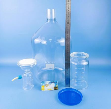 Система вакуумной фильтрации "MicroFilter-5Drops", приемная колба 10000 мл, с расширенной воронкой на 1000 мл