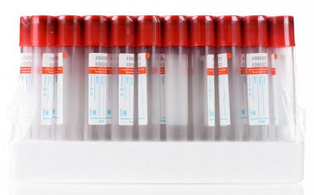 Пробирки вакуумные без наполнителя 9 мл, 16х100 мм, пластик, 100 шт, для исследования сыворотки, Zhejiang G.D \ Hebei - Под заказ