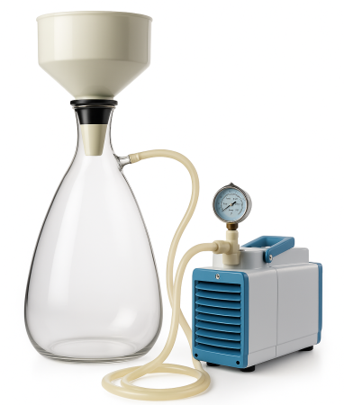 Вакуумная установка для фильтрования "Водопад-1" с Бюхнера 300 мм - В наличии