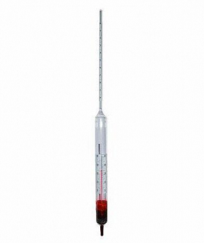 Ареометр для сахара АСТ-2 (15...25%), с термометром, (ГОСТ 18481-81) Ареометр для сахара АСТ-2 (15...25%), с термометром, (ГОСТ 18481-81)