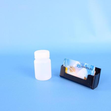 Банка из полиэтилена (ПЭ) 60 мл, с винтовой крышкой и прокладкой