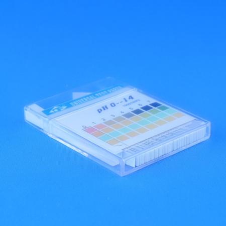 Индикаторная бумага (лакмусовая), pH 0-14, универсальная, четырёхцветная, 100 полосок в книжке, CH, 1 шт - В наличии