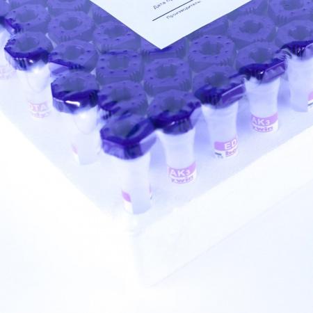 Микропробирки с капилляром с ЭДТА К3, 0,25-0,5 мл, 10х45 мм, пластик, для взятия капиллярной крови, Bodywin, 100 шт/упак