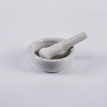Ступка с пестиком 5drops, диаметр 100 мм, фарфор Ступка с пестиком 5drops, диаметр 100 мм, фарфор