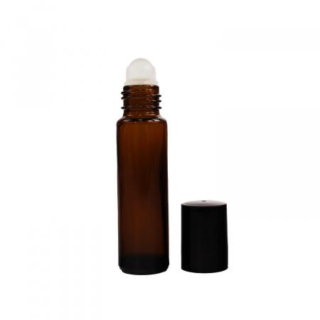Флакон парфюмерный, темное стекло, винтовое горло, 11,2 мл, без крышки, упаковка 100 шт