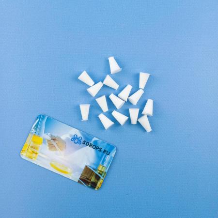 Пробка силиконовая по ГОСТу, № 7,5, 10,2/5,2 мм, 100 шт/упак