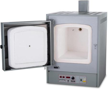 Муфельная печь 50 л, +200/+1300 °C, с многоступенчатым микропроцессорным терморегулятором и вытяжкой - Под заказ