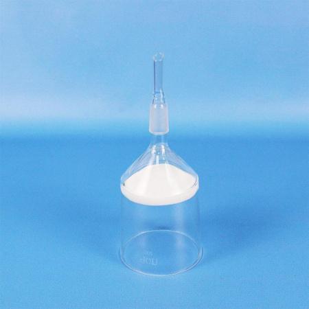 Воронка фильтровальная лабораторная (Шотта), диаметр 70 мм, пор. 100 мкм, шлиф 19/26 - Под заказ