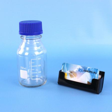 Банка для реактивов, 250 мл, светлое стекло, градуированная