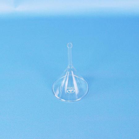 Воронка лабораторная, диаметр 75 мм, стекло, без шлифа