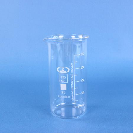 Стакан лабораторный высокий В-1-250, 250 мл, градуированный