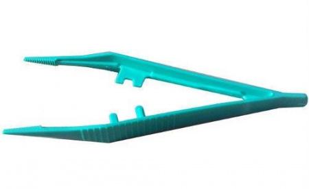 Пинцет - 125 мм, полистирол, нестерил., 100 шт/упак - Под заказ