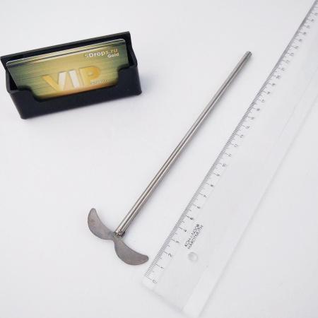 Мешальник для верхнеприводных мешалок, 2 лопасти, нержавеющая сталь, 200 мм