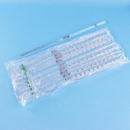 Пипетка мерная 2-2-2-0,1, объем 0,1 мл, полный слив, с расширением, 2 класс, 10 шт/упак  (без поверки) Пипетка мерная 2-2-2-0,1, объем 0,1 мл, полный слив, с расширением, 2 класс, 10 шт/упак  (без поверки) - В наличии