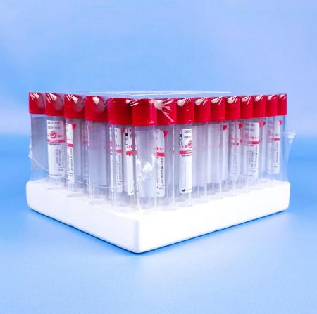 Пробирки вакуумные без наполнителя, 9 мл, 16х100 мм, пластик, 100 шт, для исследования сыворотки, СV - Под заказ