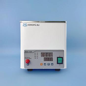 Водяная баня одноместная 5drops-1S на 3 литра, с защитой от перегорания без воды