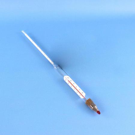 Ареометр для спирта АСПТ (0...60%), с термометром, (ГОСТ 18481-81) - В наличии