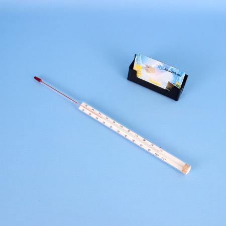 Термометр СП-2П (0…+100)°С - 220/100 ц.д.1., керосин, (ГОСТ 28498-90)