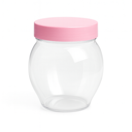Банка прозрачная (ПЭТФ) 70 мл, с винтовой крышкой, с КПВ - В наличии