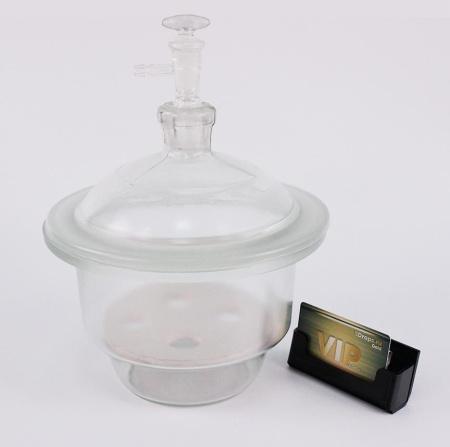 Эксикатор вакуумный 5drops 1-150 мм, 150 мм, с краном, светлое стекло