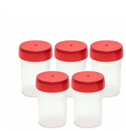 Контейнеры стерильные лабораторные для взятия проб 125 мл инд.уп, упаковка 250 шт - Под заказ