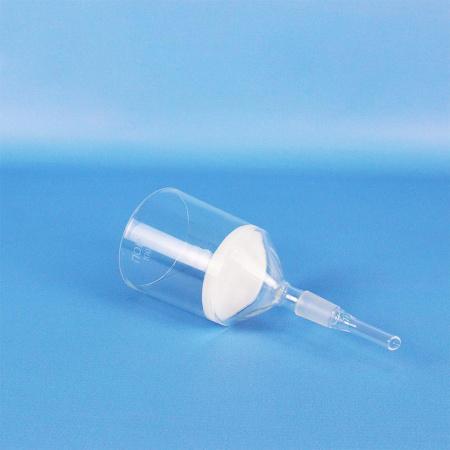 Воронка фильтровальная лабораторная (Шотта), диаметр 70 мм, пор. 100 мкм, шлиф 19/26