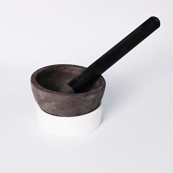 Ступка корундовая с пестиком, диаметр 85 мм