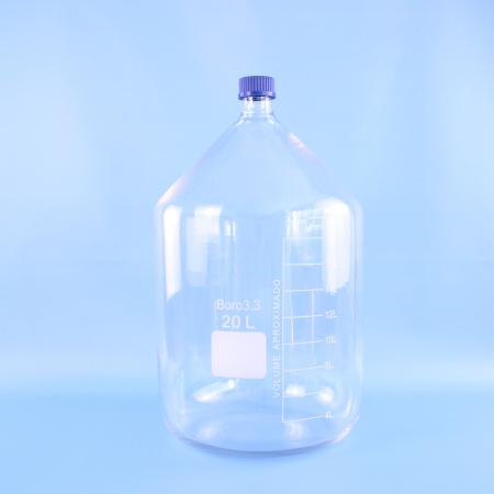 Банка для реактивов, 20000 мл, светлое стекло, градуированная - В наличии