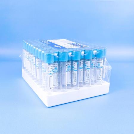 Пробирки вакуумные с цитратом натрия 3,8%, 8,1 мл, 16х100 мм, пластик, 100 шт, для коагулологических исследований, СV - В наличии