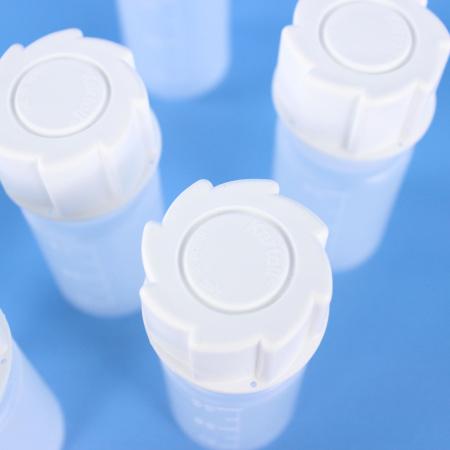 Банка для реактивов, 50 мл, ПП, широкое горло, градуированная, 10 шт/упак