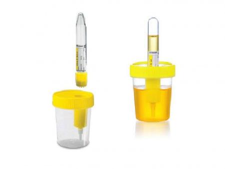 Контейнеры для взятия проб, 100 мл, со встроенным устройством под вакуумную пробирку, стерильные, 300 шт/упак Контейнеры для взятия проб, 100 мл, со встроенным устройством под вакуумную пробирку, стерильные, 300 шт/упак