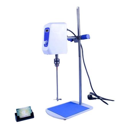 Комплект: Верхнеприводная мешалка 5drops-5, 60 Ватт, до 5 литров, цифровой дисплей + мешальники 2 шт.